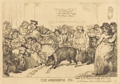 Den fantastiske grisen av Thomas Rowlandson