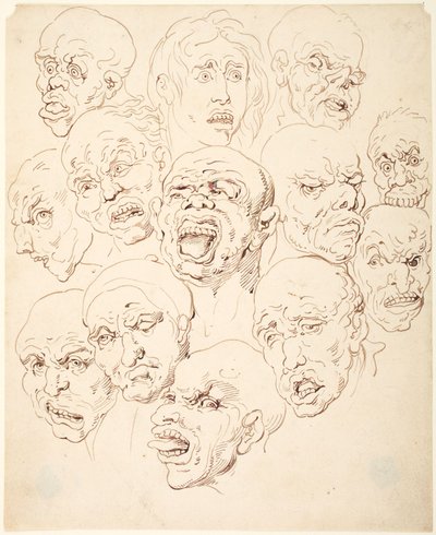 Tretten hoder av Thomas Rowlandson