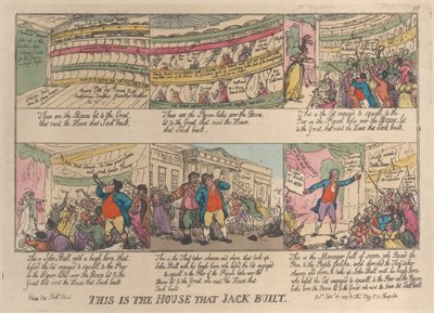 Dette er huset som Jack bygde, 27. september 1809., 27. september 1809. av Thomas Rowlandson