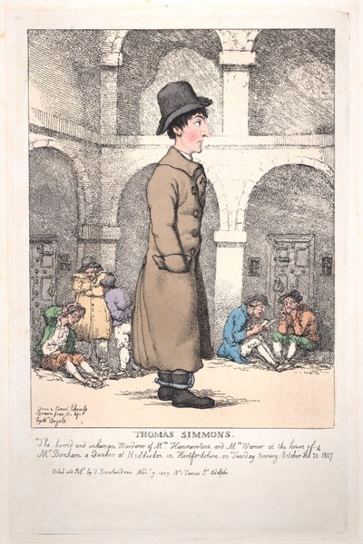 Thomas Simmons, 9. november 1807., 9. november 1807. av Thomas Rowlandson
