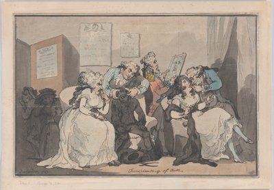 Transplanting of Teeth, 1787., 1787. av Thomas Rowlandson