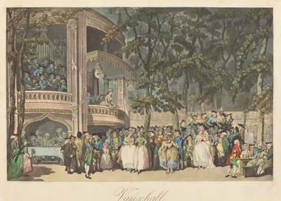 Vauxhall Gardens av Thomas Rowlandson