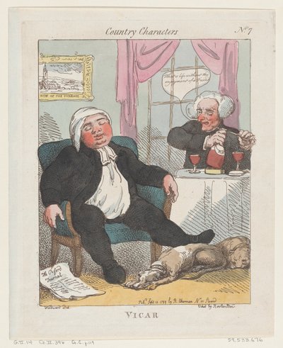 Vikar, 10. september 1799., 10. september 1799. av Thomas Rowlandson