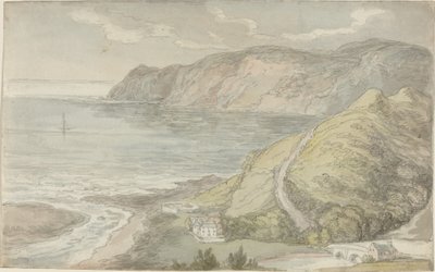 Utsikt fra Inn at Lynton av Thomas Rowlandson