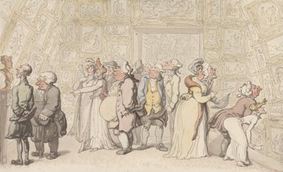 Utstilling ved Royal Academy av Thomas Rowlandson