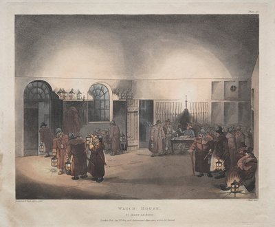 Watch House, St. Mary Le Boue av Thomas Rowlandson