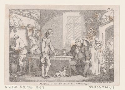 Young Adams Katekisert av Parson Adams, fra The Adventures of Joseph Andrews, and his fr..., 1792. av Thomas Rowlandson