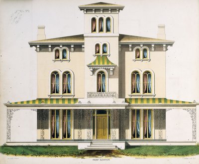 Forhøyde for villa nr. 1, fra 