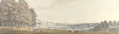 Utsikt over Boxhill fra Norbury Park, Surrey av Thomas Sandby