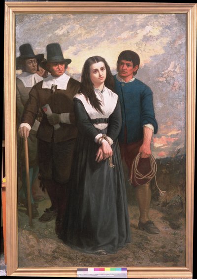 Witch Hill (The Salem Martyr) 1869 av Thomas Satterwhite Noble