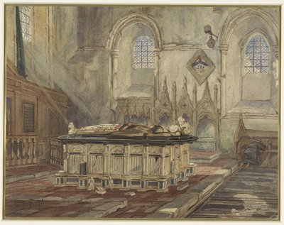 Graven til Sir George Broke, Lord Cobham og hans kone Anne av Thomas Shotter Boys