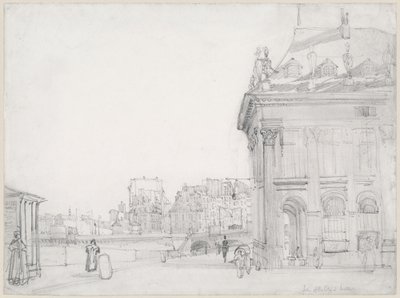 Ile de la Cité fra Institut, Paris av Thomas Shotter Boys