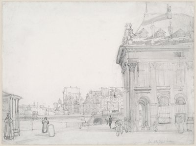 Île de la Cité sett fra Institut, Paris av Thomas Shotter Boys