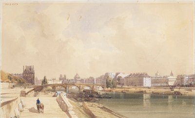 Pont Royal i 1833 av Thomas Shotter Boys