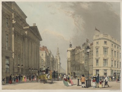 London som det er: Mansion House, Cheapside av Thomas Shotter Boys