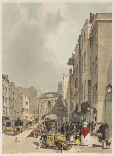 London As It Is: Temple Bar, fra Strand av Thomas Shotter Boys