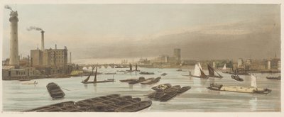 London As It Is: Westminster, fra Waterloo Bridge av Thomas Shotter Boys