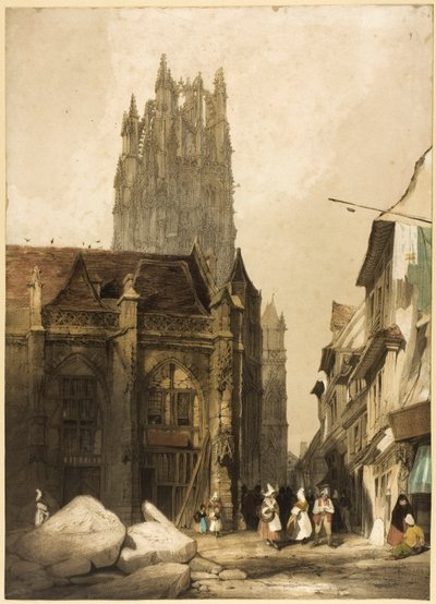 Pittoresk arkitektur i Paris, Gent, Antwerpen, Touen, etc. av Thomas Shotter Boys