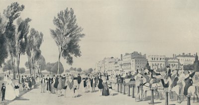 Society in Hyde Park, 1842, 1920 av Thomas Shotter Boys