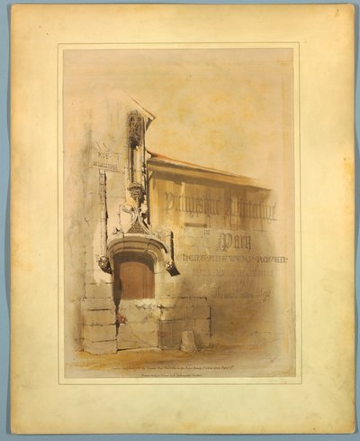 Tittelside, "Picturesque Architecture in Paris, Ghent, Antwerpen, Rouen, etc." av Thomas Shotter Boys
