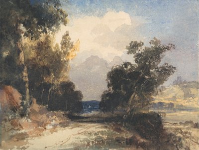 Utsikt nær Arundel Castle av Thomas Shotter Boys