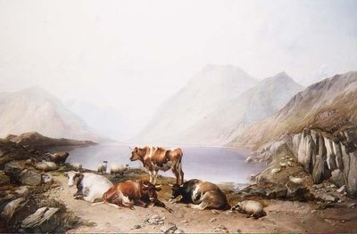 Et stopp på veien, Loch Etive av Thomas Sidney Cooper