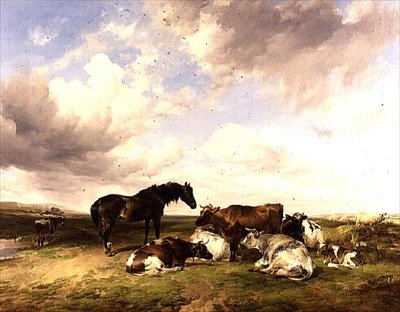 Sommerdusjer av Thomas Sidney Cooper