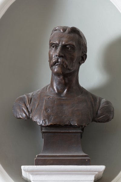 Byste av Sir Mervyn Macartney, ca. 1899 (bronse) av Thomas Stirling Lee