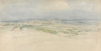 En fjern utsikt over Edinburgh av Thomas Stothard