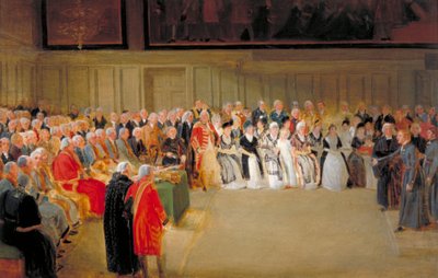 'Kristi sykehus, Matteus dag, 1798' av Thomas Stothard