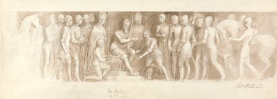 Design for Grand Staircase, Buckingham Palace, Centre & 2d av Thomas Stothard