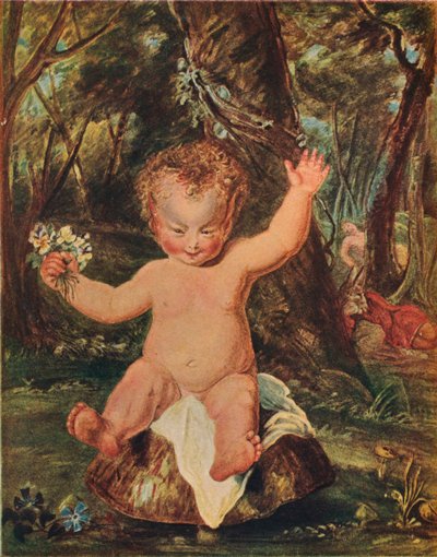 Puck, fra en vannfargetegning av Stoddart, etter Reynolds, 1789, 1903 av Thomas Stothard