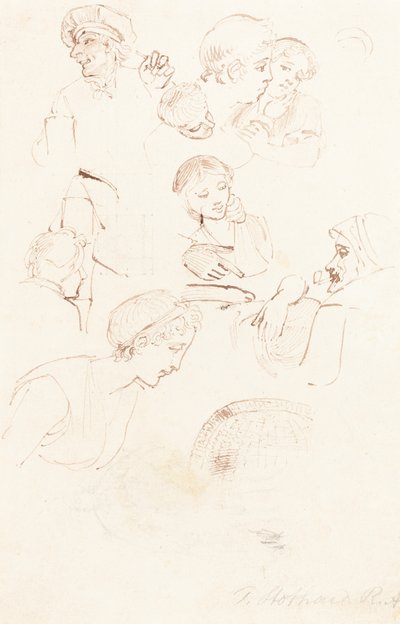 Studieark av Thomas Stothard