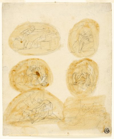 Seks vignetter av Thomas Stothard