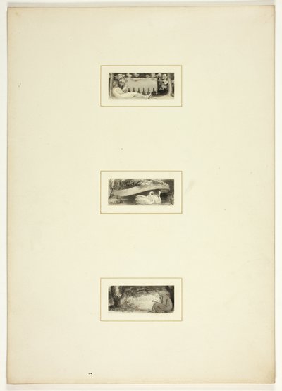 Studie for en tallerken fra Telemachus av Thomas Stothard