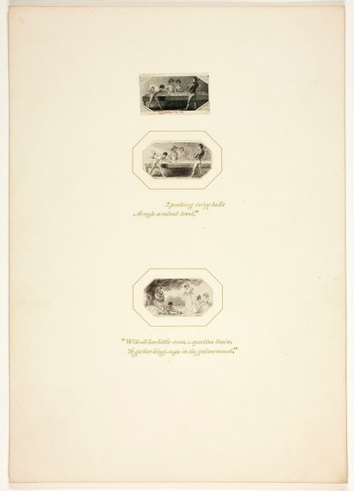 Studie til en plansje fra Oppgaven av Thomas Stothard