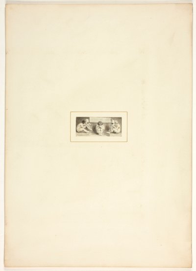Studie til en plate fra Oppgaven av Thomas Stothard