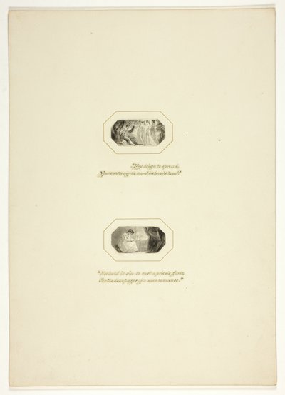 Studer for en tallerken fra The Triumphs of Temper, i Royal Engagements Pocket Book fra 1796 av Thomas Stothard