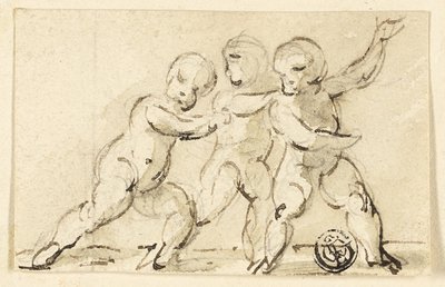 Tre Putti på spill av Thomas Stothard