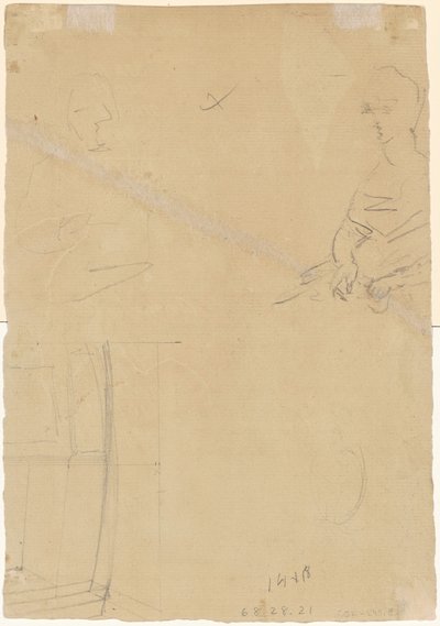 Figurstudier [verso] av Thomas Sully