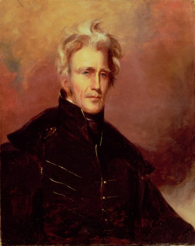 Portrett av Andrew Jackson, 1858 av Thomas Sully