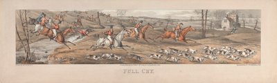 Et sett på fire: Full Cry. London, pub. av Thos. McLean, 1824 av Thomas Sutherland