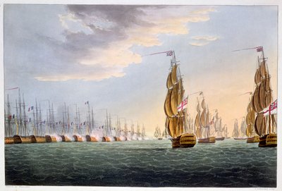 Slaget ved Nilen, 1. august 1798 1816 av Thomas Sutherland