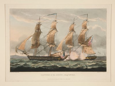 Capture of the Argus, augs. 14., 1813 av Thomas Sutherland
