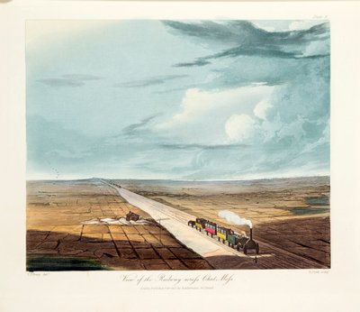 Rainhill Bridge, Chat Moss, nær Liverpool, 1831 av Thomas Talbot Bury