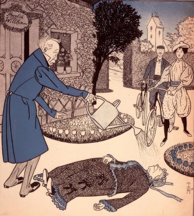 Besøket av de nygifte av Thomas Theodor Heine