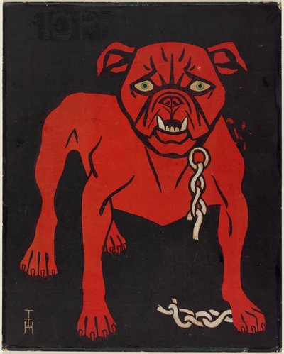 Simplicissimus-bulldogen av Thomas Theodor Heine