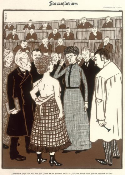Kvinnestudier av Thomas Theodor Heine