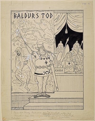 konkurranse for Oberammergau; Simplicissimus XXXV/8 av Thomas Theodor Heine