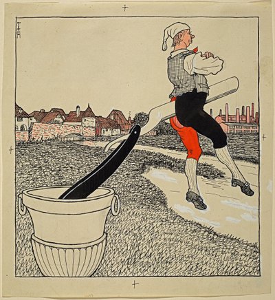 Ren skilsmisse, Simplicissimus XXV/9 av Thomas Theodor Heine